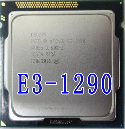 Процессор Intel Xeon E3-1290 E3 1290 e3 1290 четырехъядерный процессор LGA1155 настольный процессор