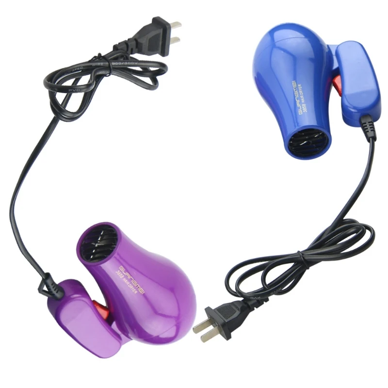 Jual Kemei AC 220 V Rambut Hair Dryer 850 W Perjalanan Rambut Pengering Compact Blower Portable Yang Dapat Dilipat