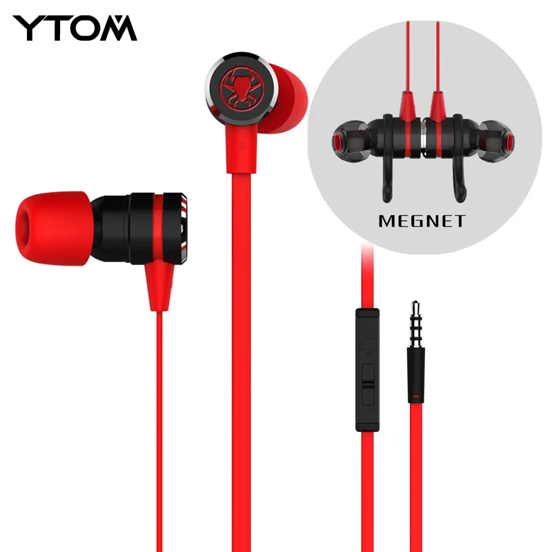TOP Gaming Headset PC Gamer Earphone earbuds with clear mic for computer smartphone samsung sony PS4 game headphones jack bass