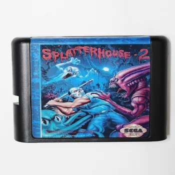 

Splatterhouse 2 16 bit MD Game Card For Sega Mega Drive For Genesis