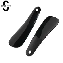 Senza Fretta 1 шт. Черный рожок для обуви профессиональный пластиковый рожок для обуви с длинной ручкой для обуви аксессуары для инструментов для ношения рожки для обуви