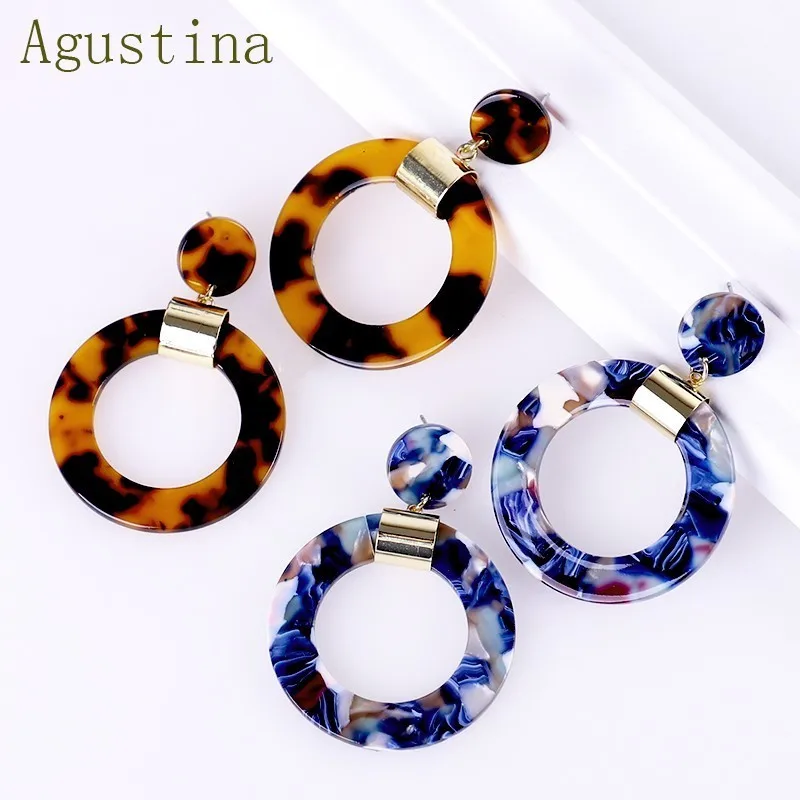 

Earings Fashion Jewelry Women Earings Bohemian Dangle Resin Acetate Acrylic Big Boho Drop African Star Punk Cute Small Wholesale