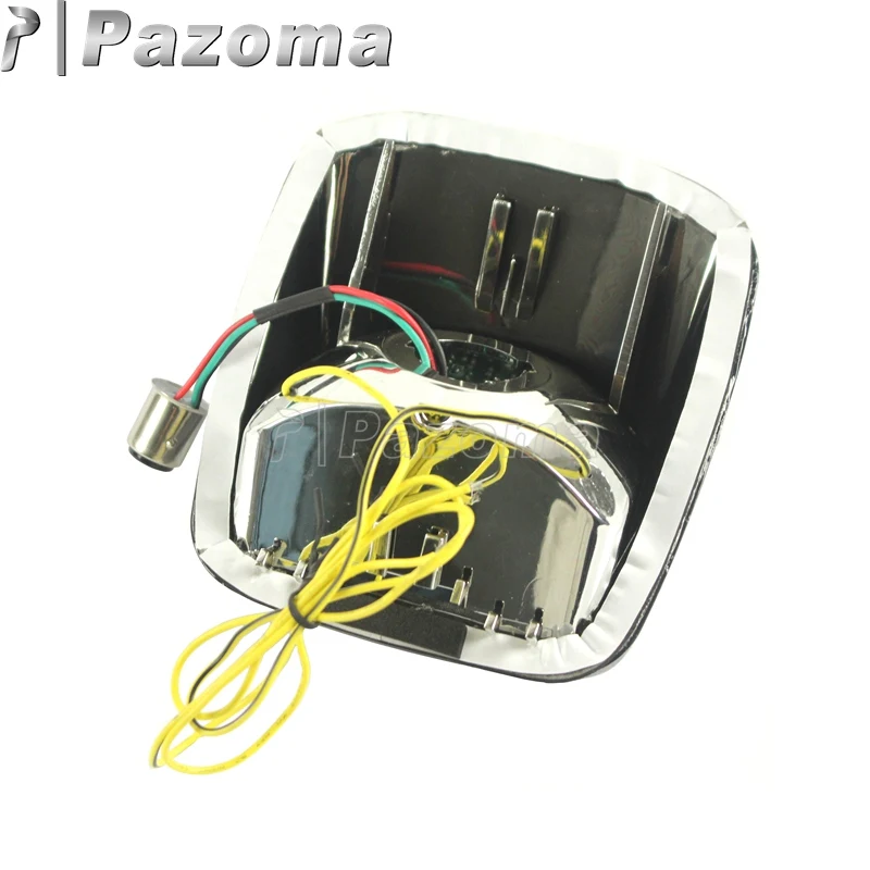  Motorbikes 12V Smoke LED Taillight Rear Tail Brake Stop Light Turn Signal for Harley Deuce All Year - 32921014423