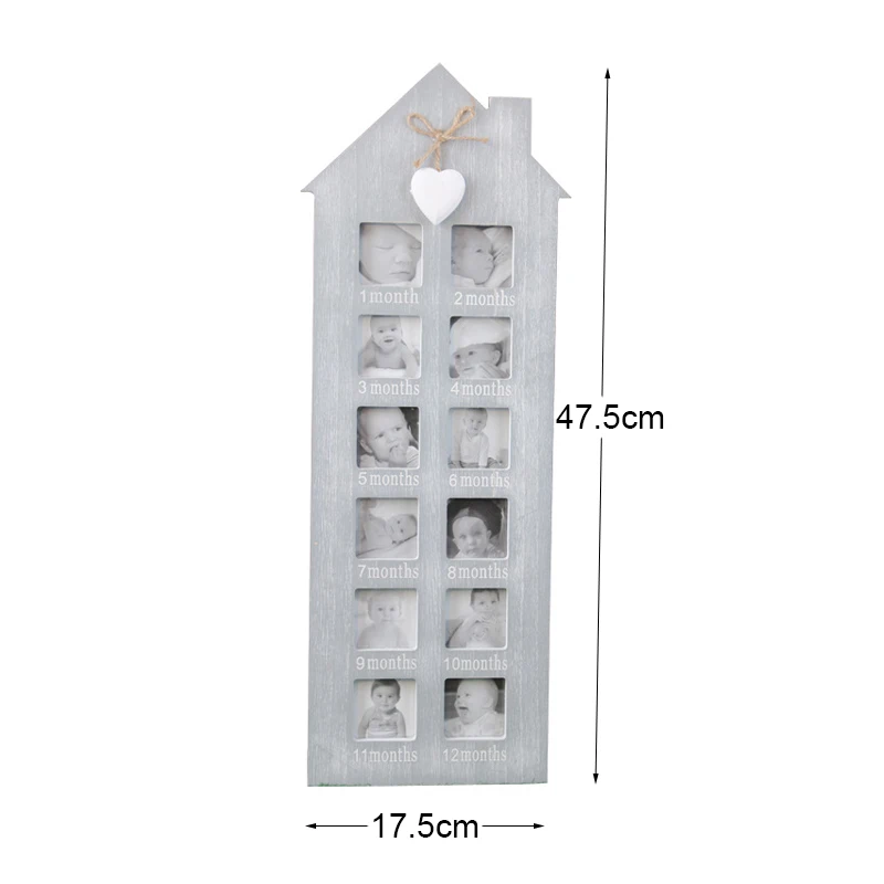 1 подарок на день рождения мой первый год ребенка 1-12 месяцев картина фоторамка Дисплей новорожденный фоторамка картина домашний декор украшения