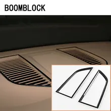 Автомобильный Стайлинг, 3D наклейки из углеродного волокна для Porsche Macan,,,, воздушный выход, Центральная панель, накладка, рамка, аксессуары