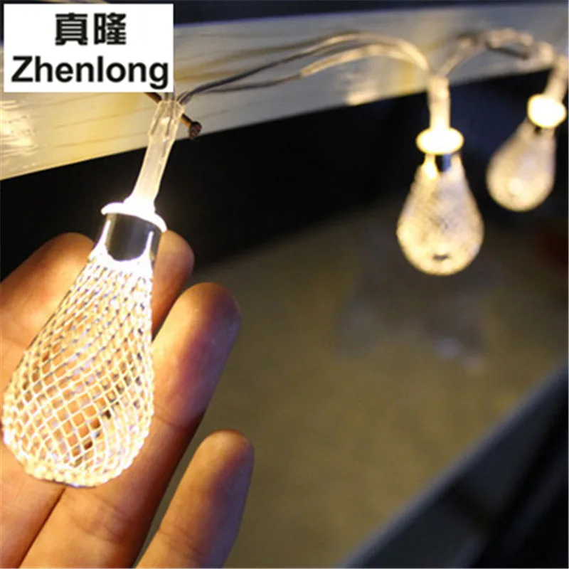 Гирлянда светодиодная 20 светодиодов с питанием от батареи|solar outdoor light decoration|lighted