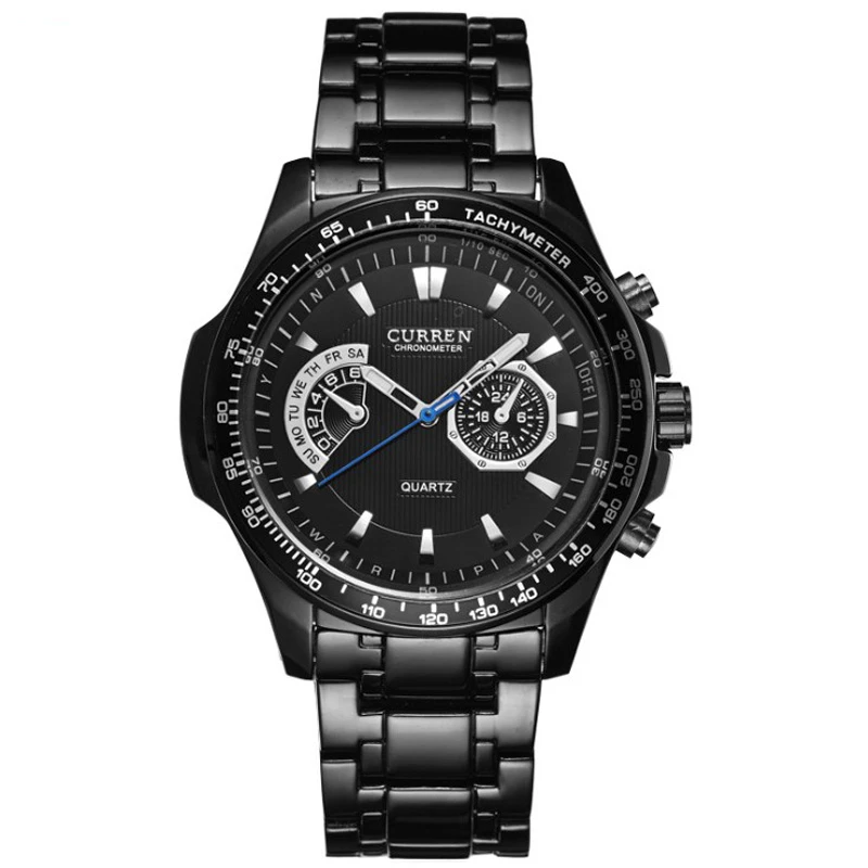

2019 new fashion men's watch top brand luxury quartz watch men's casual waterproof sports date to see