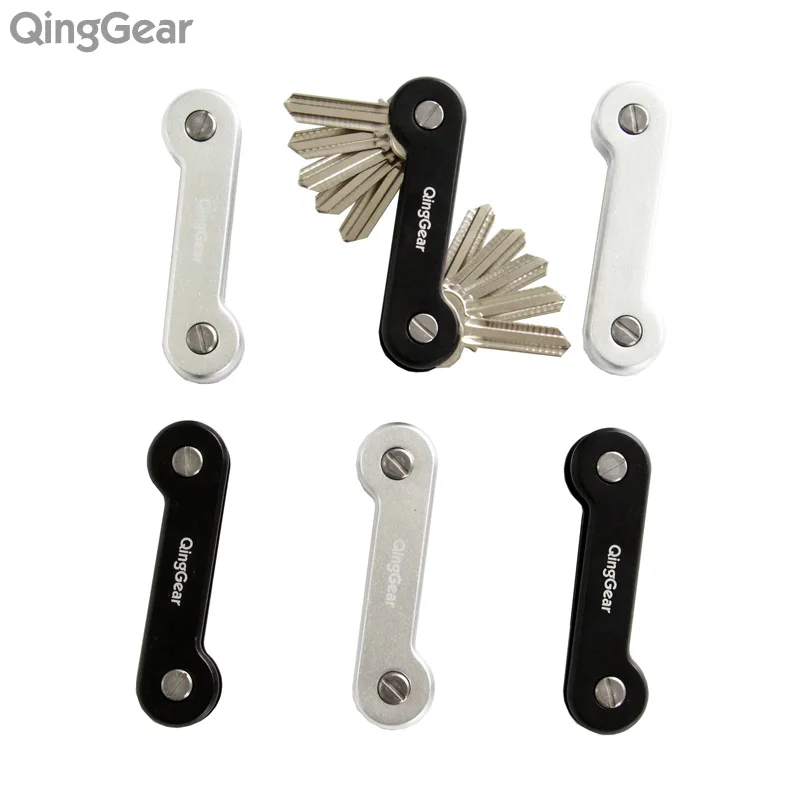 6PCS QingGear Extended 3 Sets Screw SKEY Key Organizer Holder Key Pocket Tool Organization With Clip pocket