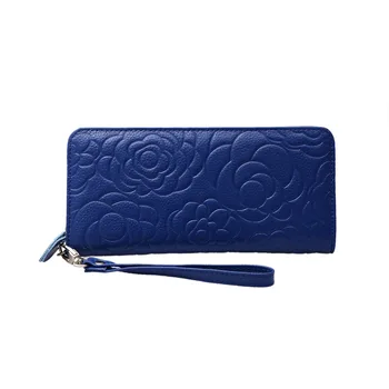 

Famous Brand design Wallet women wallet genuine leather Embossing Leather rose flower purse women card holder wallet Women Purse