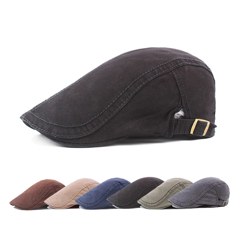Summer Men Hats Cotton Breathable Visor Ivy & Duckbill Cap Visors For