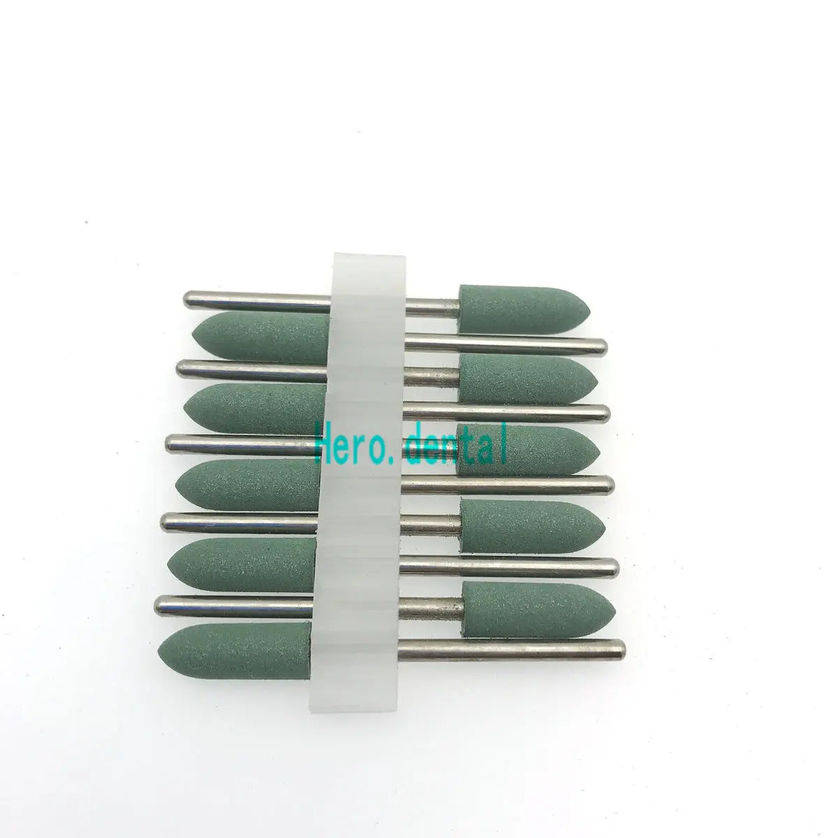 10 шт. Тип 146 зеленый 2,35 мм стоматологическая силиконовая резина полимерная основа скрытый протез Полировка Боры