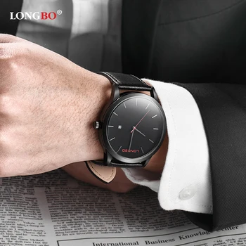 New Arrival Watches Leather Belt Date Calendar Men Waterproof 2