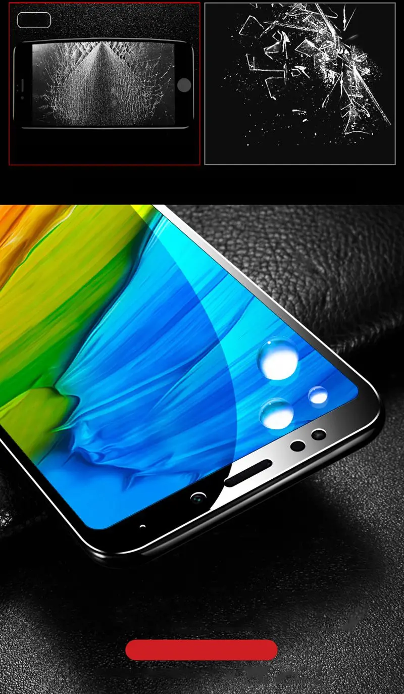 6D на стекле для Xiaomi Redmi Note 6 5 Pro 4X защита экрана Mi8 A1 A2 Lite 6X закаленное стекло для Xiaomi Redmi 5 Plus 6A S2