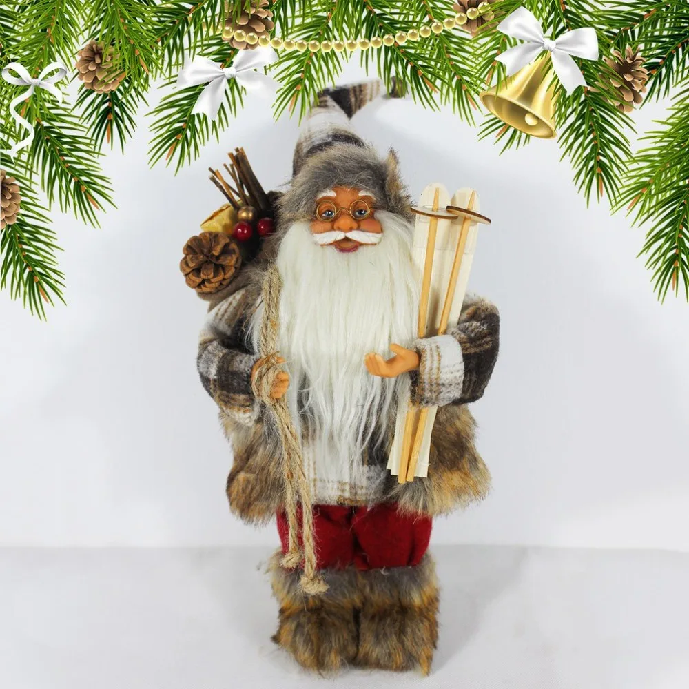 

OCDAY Christmas Santa Claus Doll Toy Christmas Tree Hanging Ornaments Decoration Toys