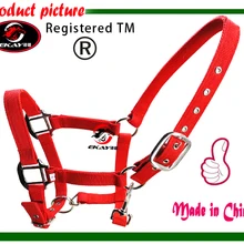 Лошади Недоуздок, металлическое ушко, 25 мм широкий и 6 мм толщиной pp лямки.(rlt2004