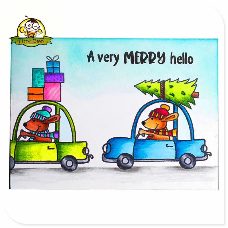 

12Pcs Merry Christmas Die Gifts Car Metal Cutting Die Cutter Stamps And Dies Crafts Crafts And Scrapbooking Paper Crafts Die Cut