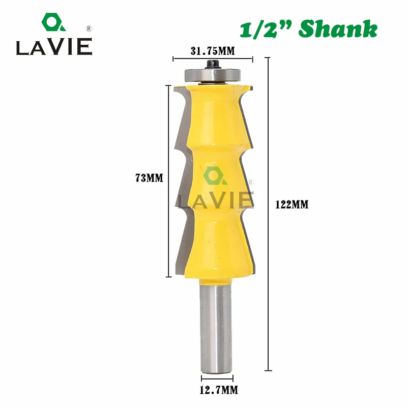 LAVIE 1 шт. 12 мм 1/2 &quotхвостовик жалюзи Фасонная фреза для деревообработки двери Ножа