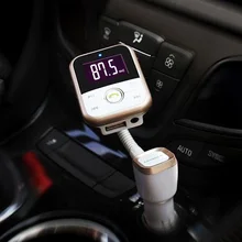 Автомобильный комплект Marsnaska Sounds Bluetooth комплект для громкой связи fm-передатчик музыкальный плеер 5 в 2.1A USB Автомобильное зарядное устройство