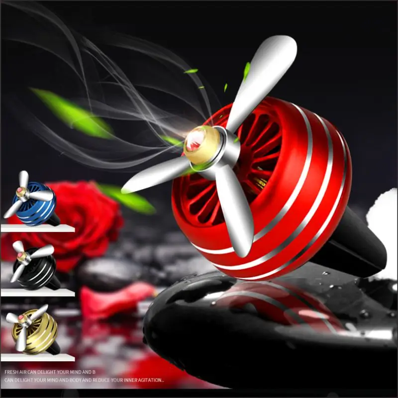 Vehicle perfume  Perfume ornaments  Vehicle interior decoration  Rotary small fan  Perfume clip  Vehicle decorations