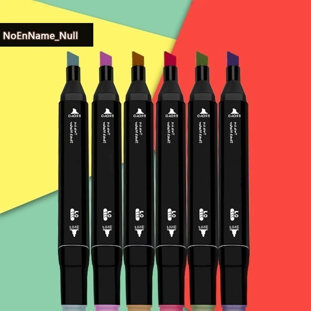 

Flash sale products Three generations of pen double head alcohol oily 60 and 80 color