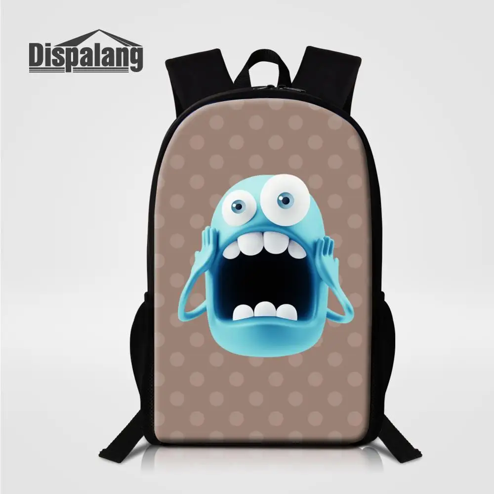 Dispalang модная детская школьная сумка с конфетным Принтом Рюкзак Детские рюкзаки Женская дорожная сумка для отдыха Mochila - Цвет: Слоновая кость