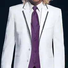 Whosale индивидуальный стиль мужской деловой костюм белый с двумя кнопками мужской формальный свадебный костюм жениха мужской костюм