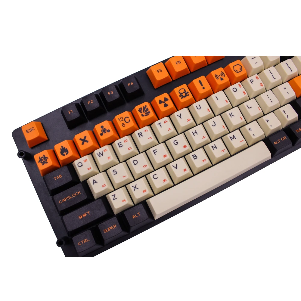  MP Carbon Russian/Japanese/Korean/English Keycap PBT Cherry Profile Keycap Dye-Sublimated Keycap fo