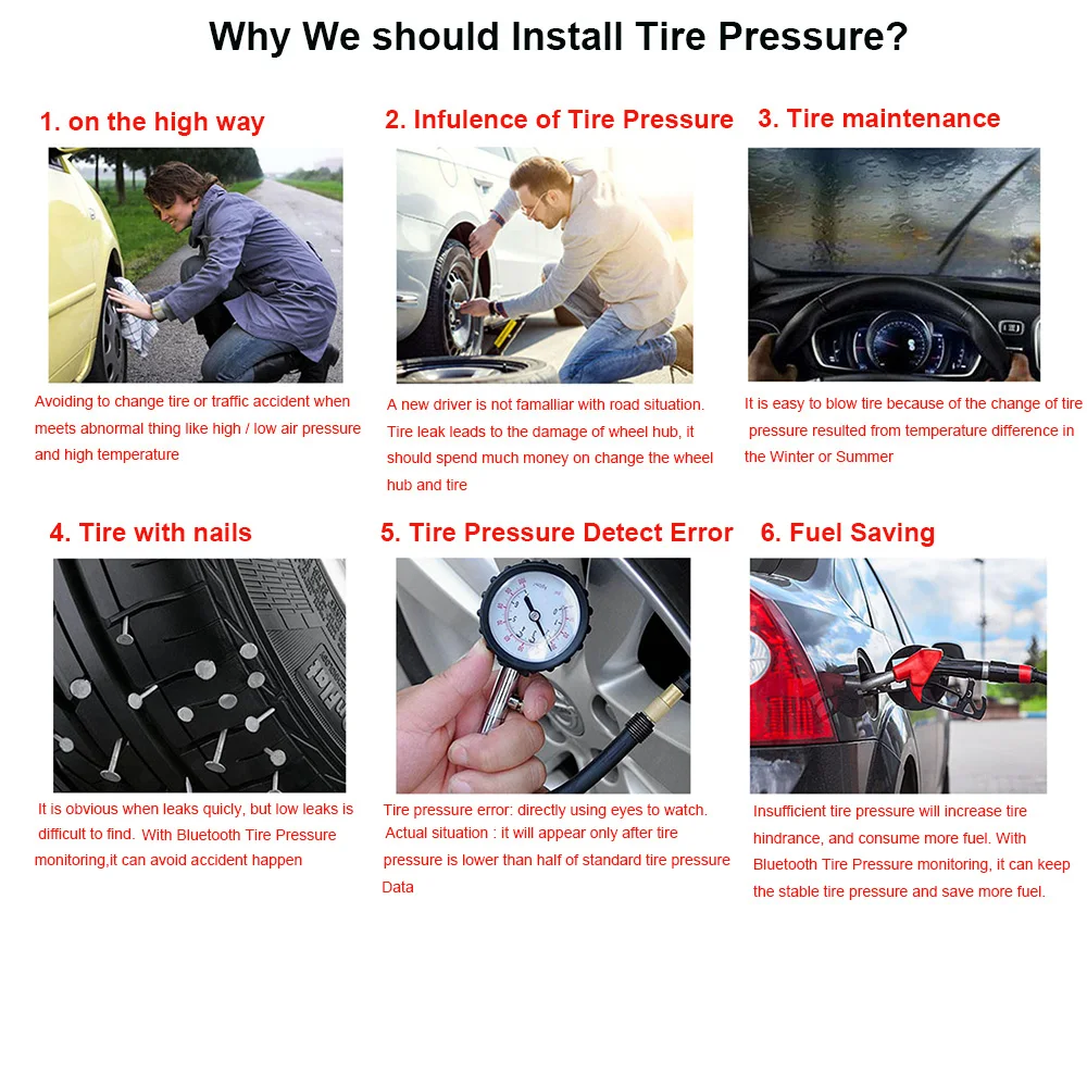 why we should install tire pressure