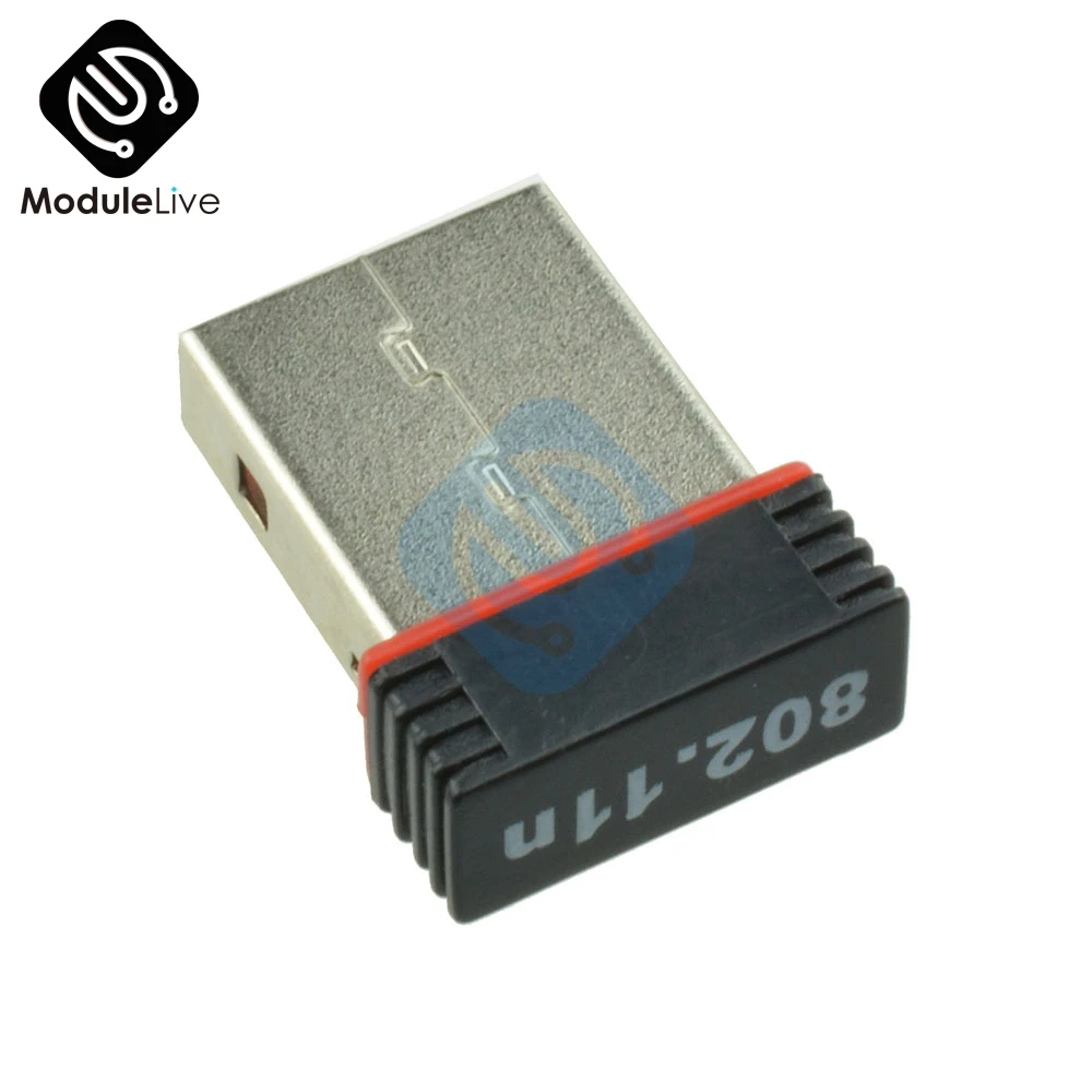 Мини USB адаптер беспроводной 150 Мбит/с RTL8188 чипсет WiFi 802.11n м Сетевая Lan Карта для