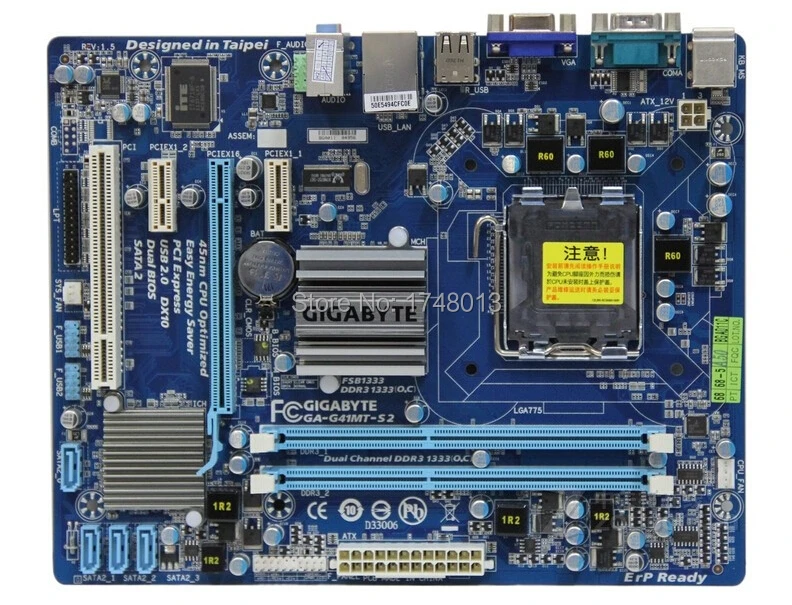 Оригинальная материнская плата для gigabyte GA-G41MT-S2 LGA 775 DDR3 G41MT-S2 полностью интегрированная материнская плата G41 для настольных ПК