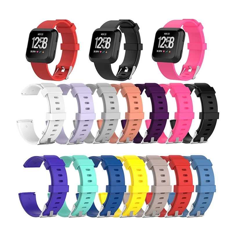 Смарт часы ремешок для Fitbit Versa Correa Ремень Замена Размер S L|Смарт-аксессуары| |