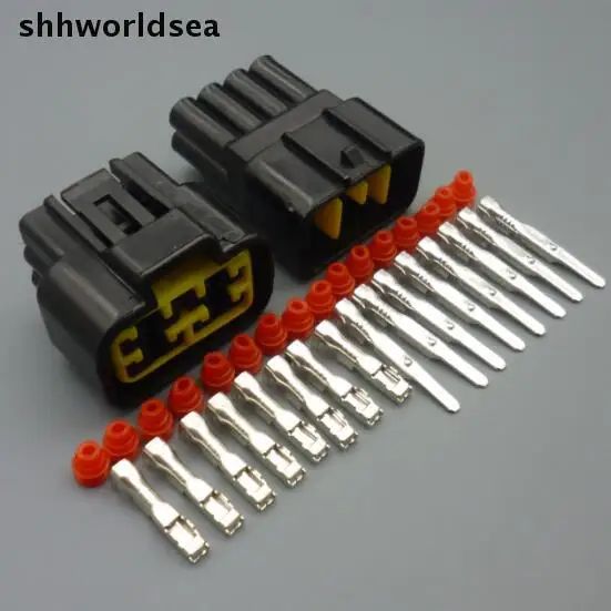 Автомобильный водонепроницаемый провод shhworld 8 Pin/way P 100 комплектов|socket car|waterproof