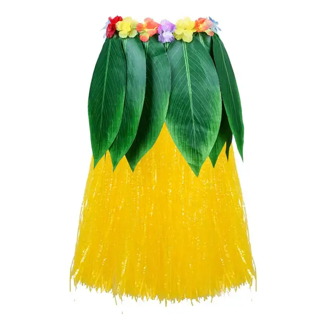 Buy 1PCS Hawaiian Costume DIY Women Grass Skirts Hula