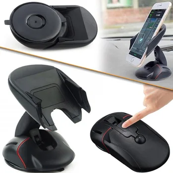 

ULIFART Car Mount Holder Mouse Shape Mount For Iphone x/iPhone 8/7/7 Plus/6S/6 Plus 5S SE, Samsung Galaxy