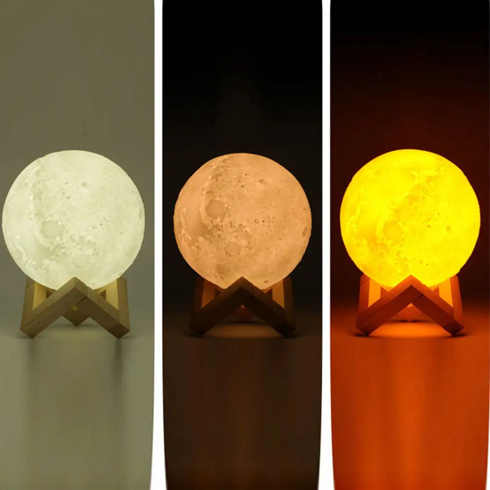 

Humidifier USB Powered Portable Aromatherapy Diffuser with Night Light and Lithium Battery DIY Mini Moon Air Humidifier car