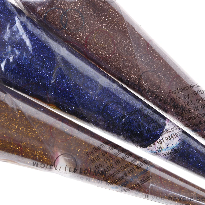 1 Piece Henna Glitter Cone 6 Colors Laser Body Art Tattoo Paint