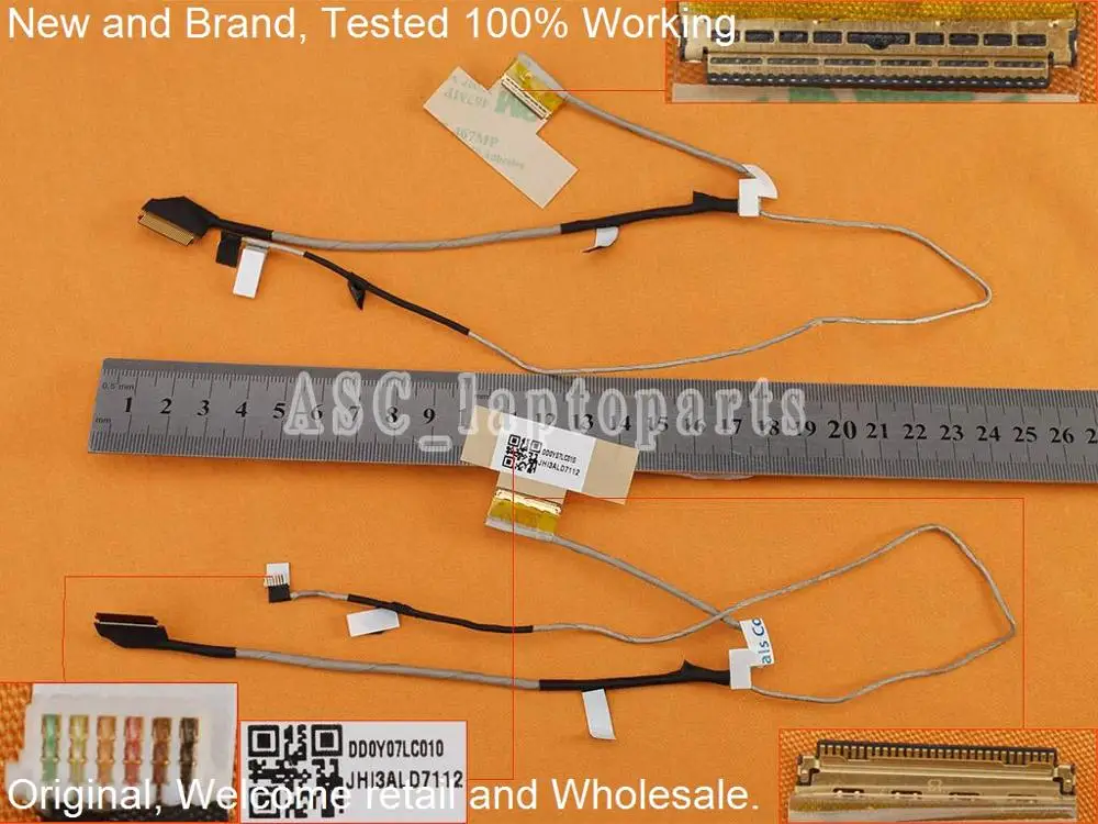 Original LCD VIDEO SCREEN CABLE for HP Chromebook 11 G3 G4 G3//G4 DD0Y07LC010