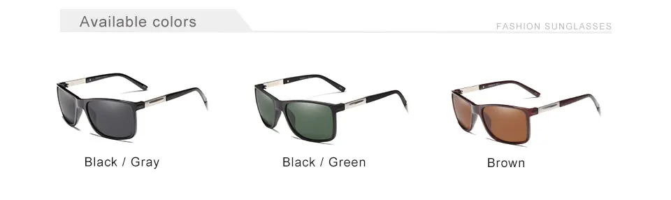 KINGSEVEN Brand Fashion Polarized Sunglasses Men For Driving Eyewear UV Protection Designer Sun Glasses Square Oculos