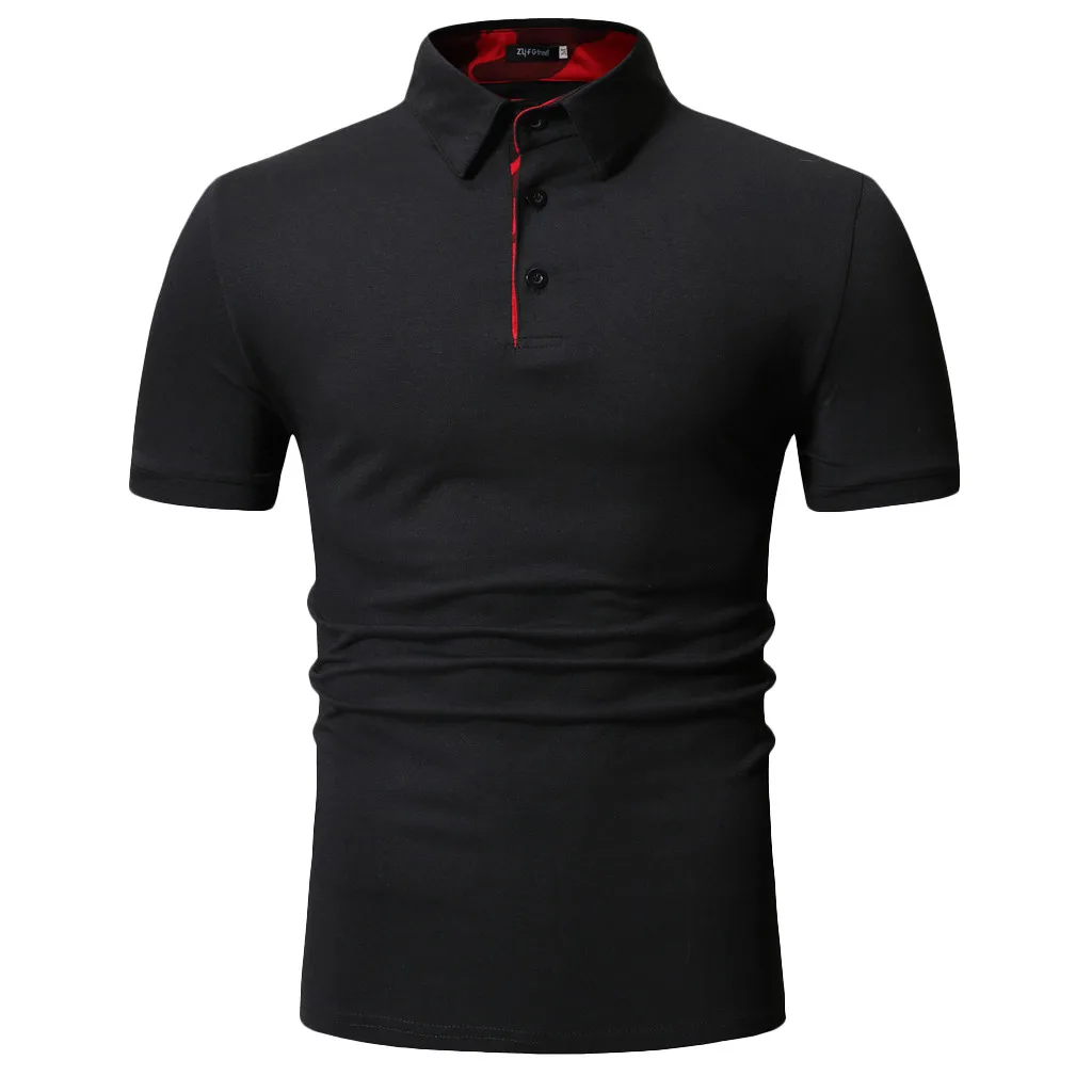 

KANCOOLD Men Polo Shirts 2019 Leisure New Brand Polyester Summer Men Tops Polo Shirts Short Sleeve Men Tops Dropshipping 62611