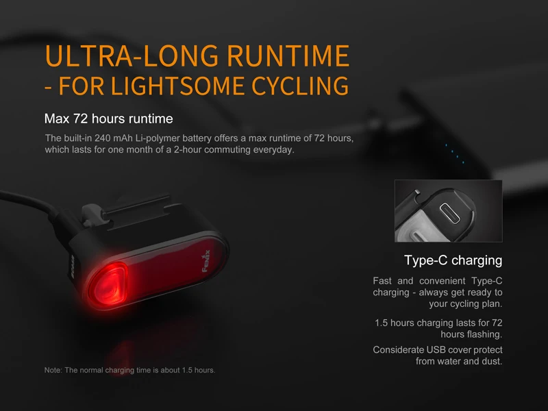 Fenix BC05R Rechargeable Bicycle Taillight (14)