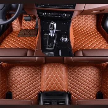 

car floor mats for Audi A1 A3 A4 B8 B7 B6 B5 A6 C6 C7 A8 A8L Q3 Q5 Q7 car styling car accessories Custom foot mats