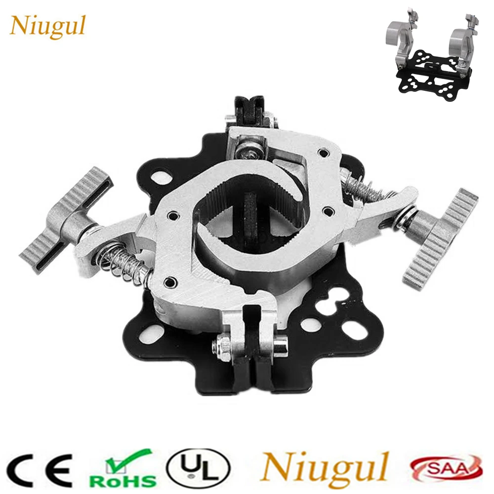 

200KG Folding Double Stage Light Hook Fit 38-51mm Truss Tube Stage Lighting Hooks Clamp For 330W/350W Beam Mobing Head Light