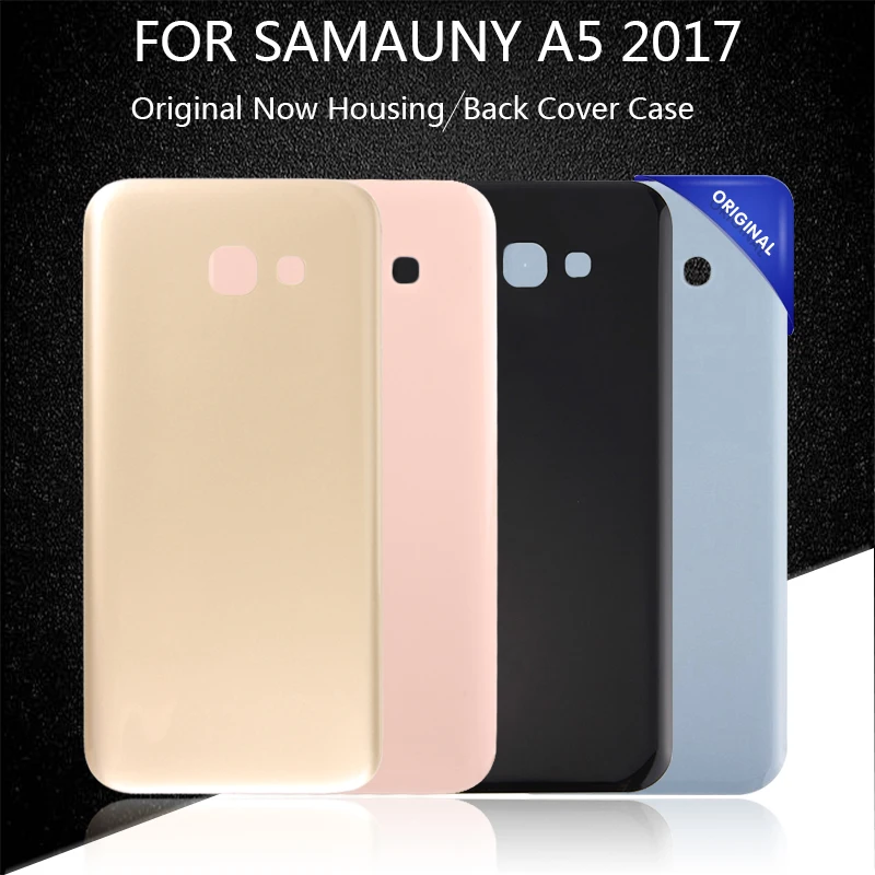 

For SAMSUNG Galaxy A5 2017 A520F SM-A520F Back Battery Door Housing Cover Rear Case For 5.2" SAMSUNG A5 2017 A520 Back Glass
