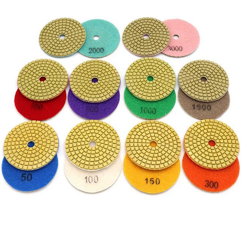 Wet Polisher Concrete Sander Granite Diamond Polishing pad glaze buff ceramics