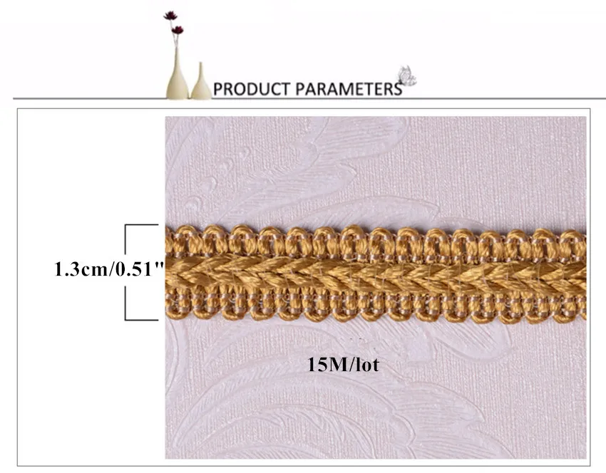 Qgvish 15 м/лот 1,3 см широкий занавес Кружева Планки пояс ленты DIY шитье диван сценическая скатерть одежда край стула кружевная отделка декор
