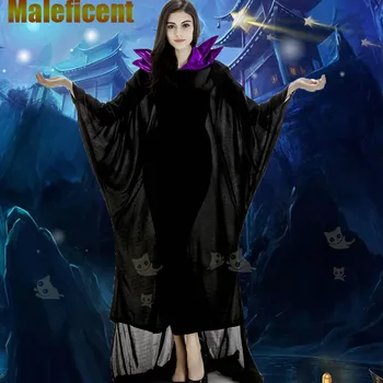 

Luxury Witch Cosplay Costumes Halloween Custumes Halloween Queen Masquerade Sexy Maleficent Cosplay Costumes Carnival Dresses