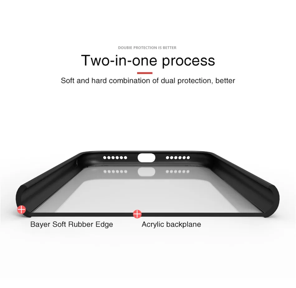 !ACCEZZ Luxury Soft TPU Silicone Phone Case For Iphone X 8 7 6 6S Plus Ultra-thin Clear Transparent Protective Back Cover Shell (4)