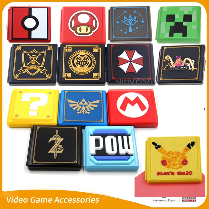 

For Nintend Switch Accessories Portable Game Cards Case Shockproof Hard Shell Storage Box For Nintendo Switch NS Games