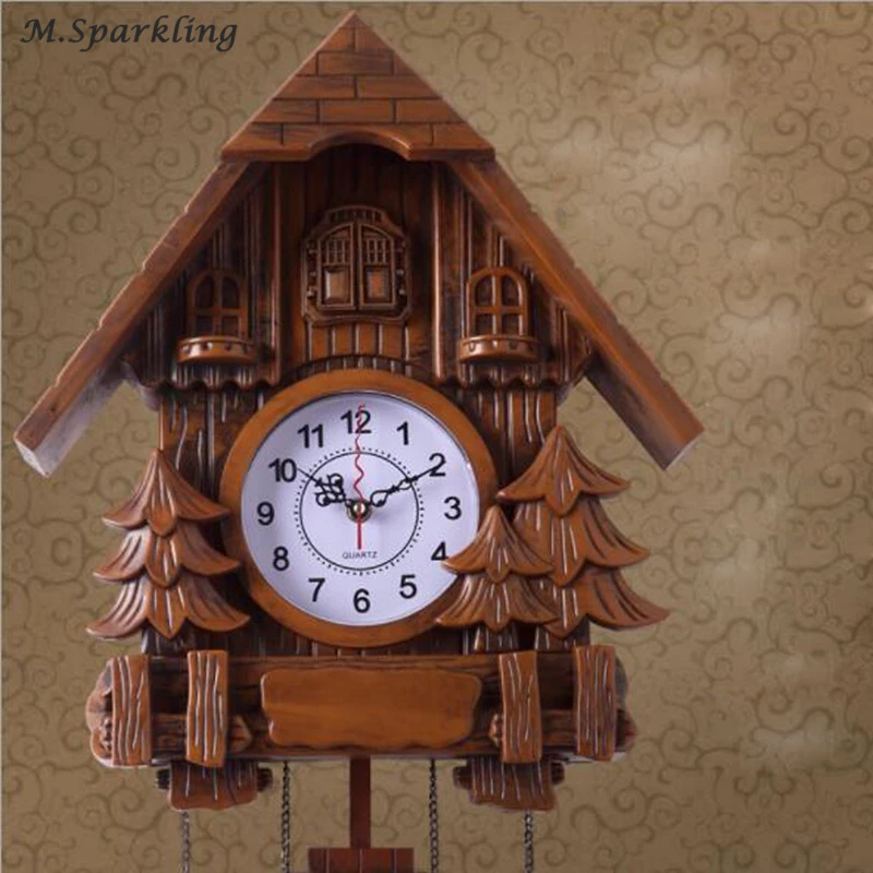 

Cuckoo Clock Living Room Wall Clock Bird Alarm Clock Watch Modern Brief Children Unicorn Decorations Home Day Time Alarm Only