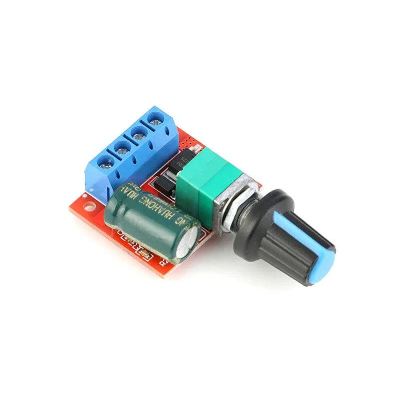 Мини PWM DC мотор Скорость Управление Модуль 5V 28V 5A 90W регулятор отрегулировать